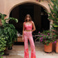 Rose Top de la marca Bianco con diseño tridimensional de rosa y silueta escultural – Top de fiesta de lujo hecho en Colombia | Casa Precis, Concept Store