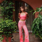 Rose Top de la marca Bianco con diseño tridimensional de rosa y silueta escultural – Top de fiesta de lujo hecho en Colombia | Casa Precis, Concept Store