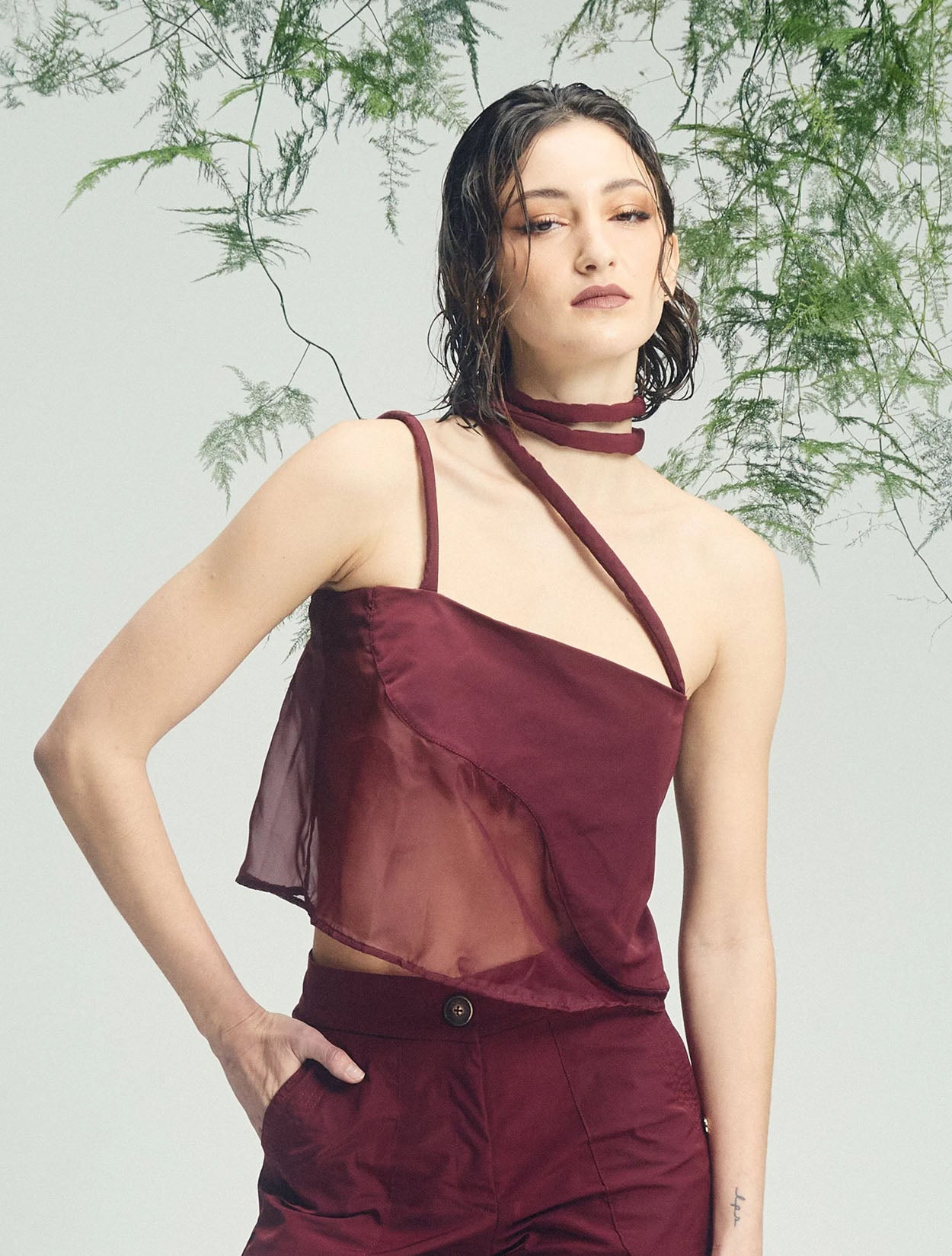 Top Yacaré Borgoña | Top Borgoña de Zierra Leona