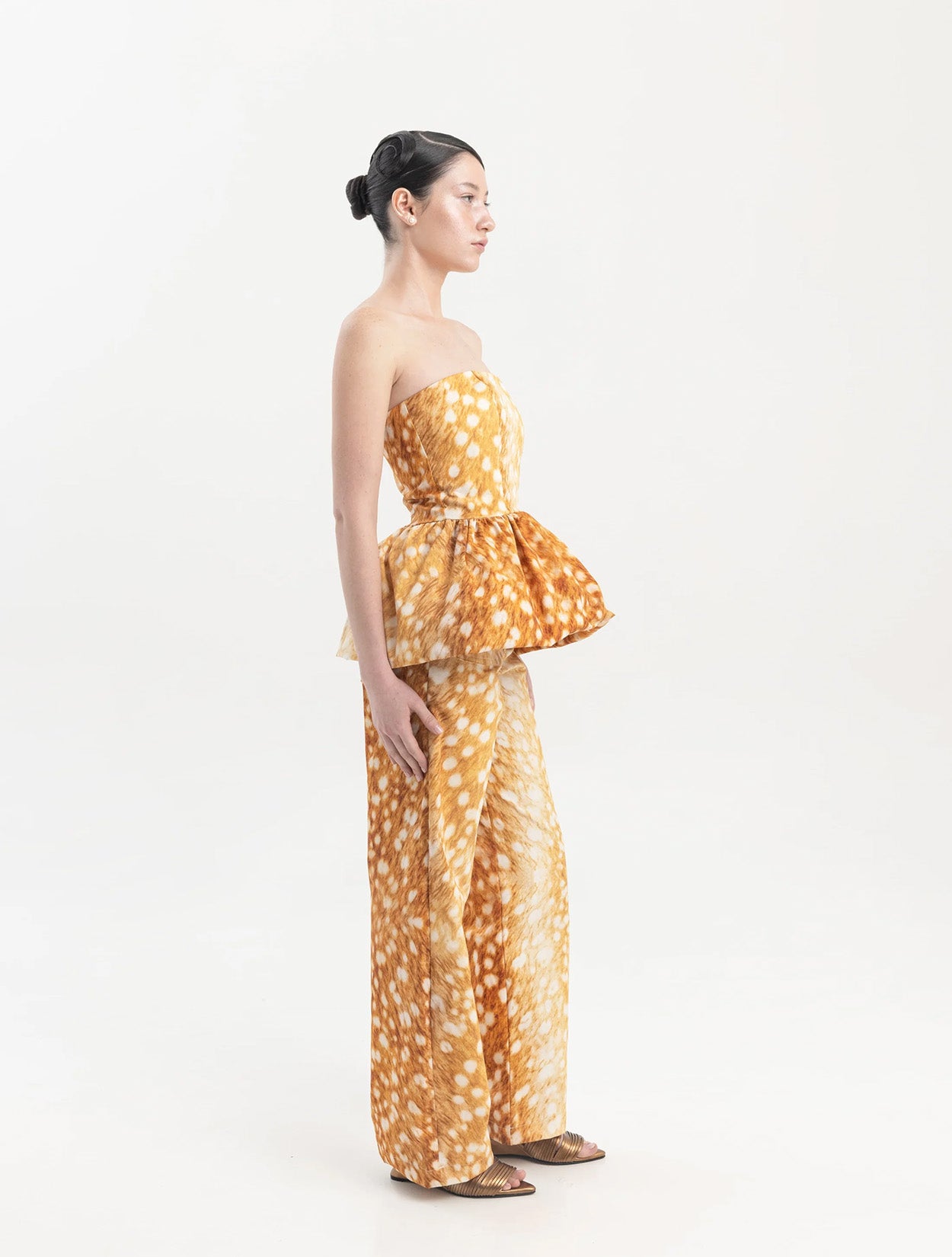 Top Strapples Mycelium | Ropa de Mujer Slow Fashion Bohemia Colombiana Estampado x Circe x Casa Precis