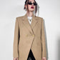 Blazer Camel Viena Cruzado en Lana | W Studios