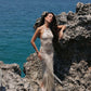 Costa Dress de la marca Bianco con silueta fluida de diseño resort de lujo – Vestido largo de autor hecho en Colombia | Casa Precis, Concept Store