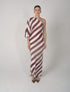 Vestido Maxi Dalia de la marca Mawina con silueta fluida y diseño romántico – Moda colombiana de lujo y elegancia artesanal | Casa Precis, Concept Store