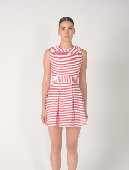 Vestido Hibisco de la marca Mawina con diseño estructurado inspirado en flores – Moda colombiana de lujo artesanal y elegancia contemporánea | Casa Precis, Concept Store