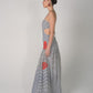 Vestido Maxi Sea de la marca Mawina con silueta fluida y diseño romántico inspirado en el mar – Moda colombiana de lujo y elegancia consciente | Casa Precis, Concept Store
