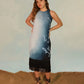 Vestido de autor La Troncal Dress de la marca La Macondiana con silueta de gran volumen y estética de lujo tropical – Vestido elegante hecho en Colombia | Casa Precis, Concept Store