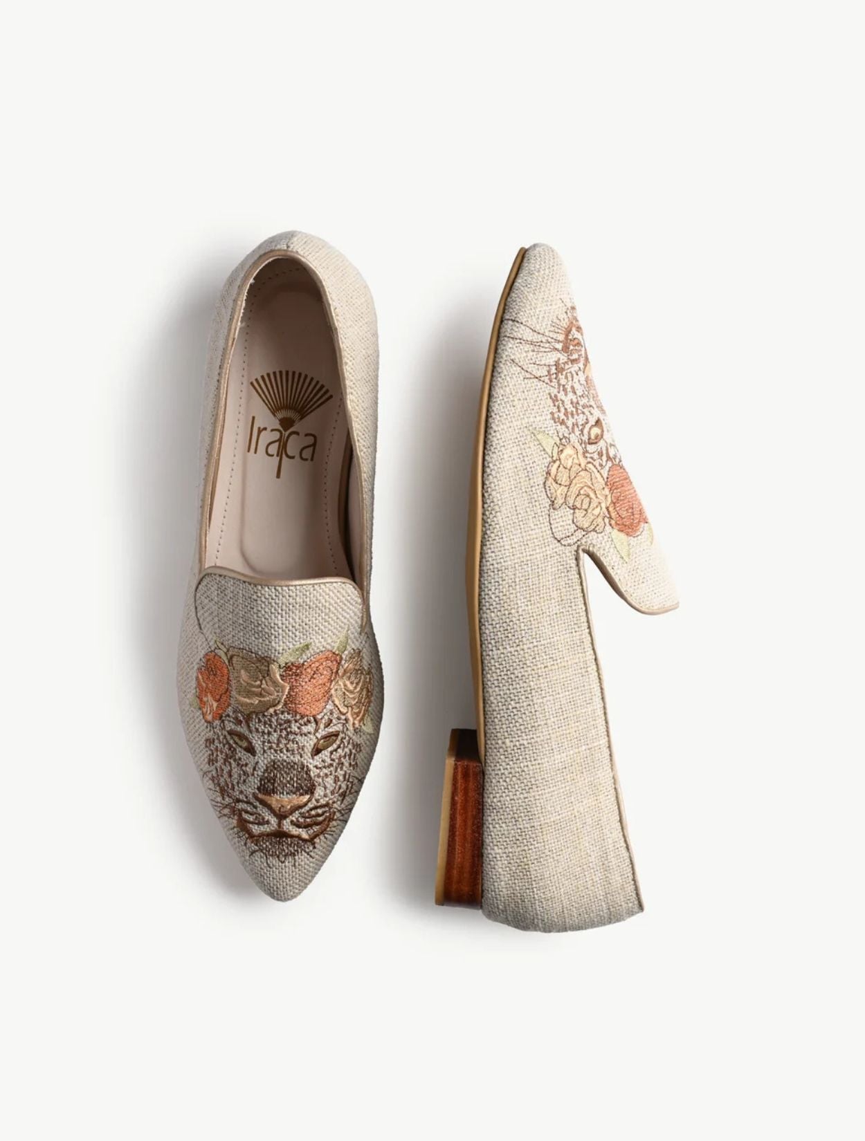 MOCASÍN EN LINO LEOPARDO