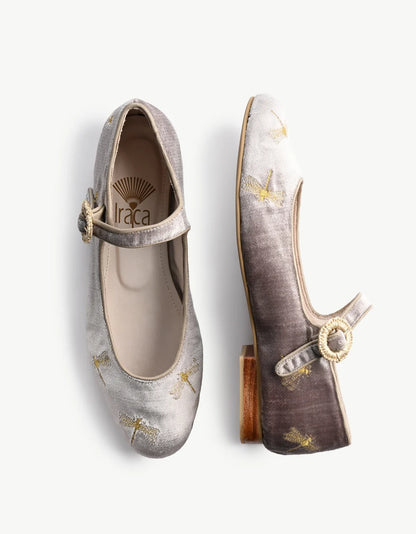 ZAPATOS LIBELULA MERCEDES TERCIOPELO