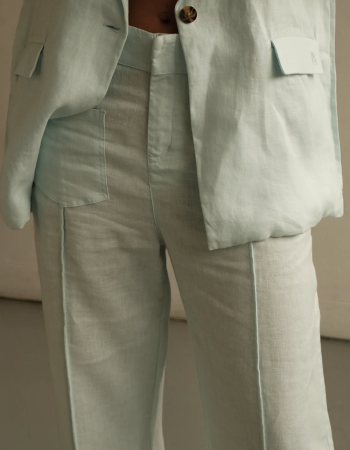 PANTALÓN AIRE DE LINO AZUL 1