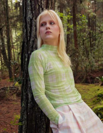 PINAKES-ROSE-TOP--VERDE-CUADROS-1